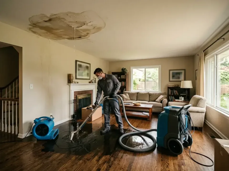 attic-pipe-burst-ceiling-drip-008 — frequently asked questions, Water Damage Restoration & Carpet Care in Upper Grand Lagoon…